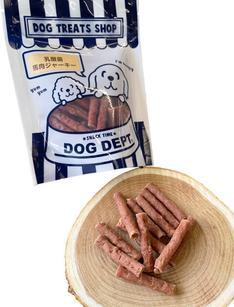 【DOG GOODS】乳酸菌馬肉ジャーキー カット