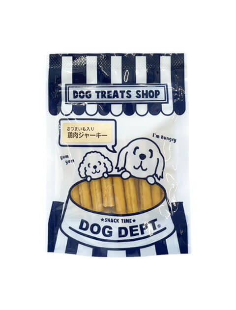 DOG GOODS】さつまいも入り鶏肉ジャーキー