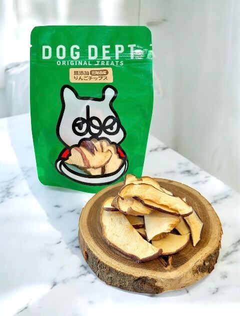 無添加りんごチップス ブランドのドッグデプト/DOG DEPT