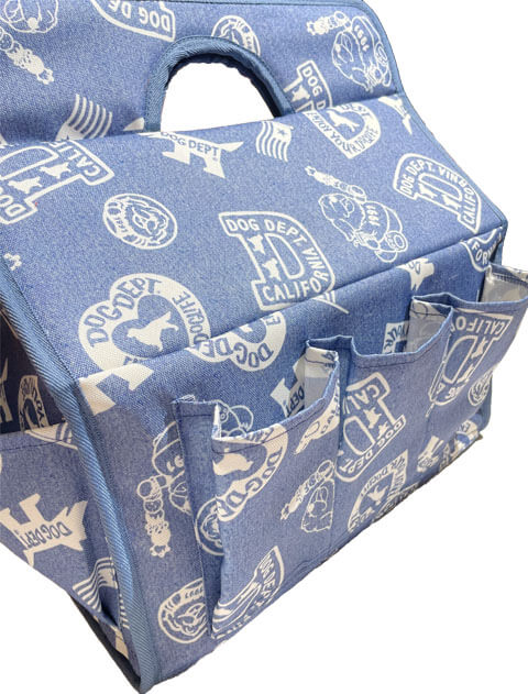 デニムロゴペットシートケース ブランドのドッグデプト/DOG DEPT