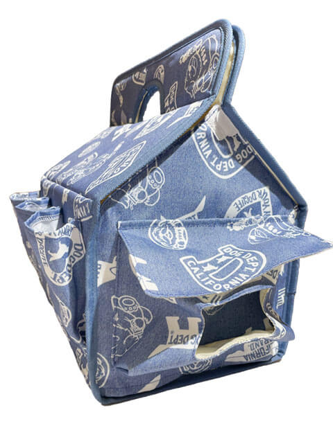 デニムロゴペットシートケース ブランドのドッグデプト/DOG DEPT