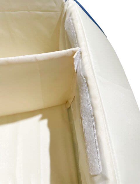 デニムロゴペットシートケース ブランドのドッグデプト/DOG DEPT