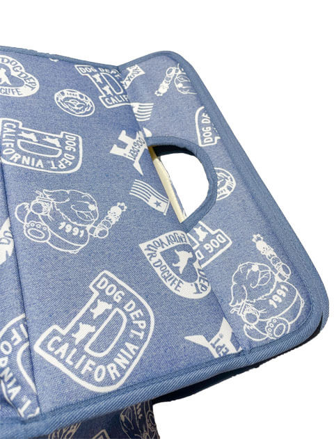 デニムロゴペットシートケース ブランドのドッグデプト/DOG DEPT