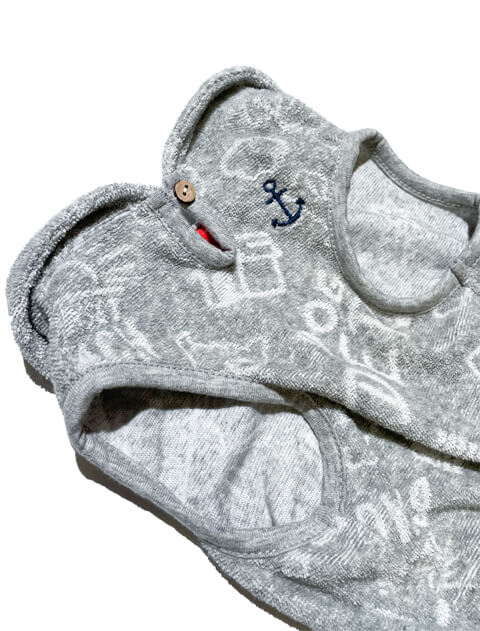 パイルジャガードセーラー犬服ブランドのドッグデプト/DOG DEPT