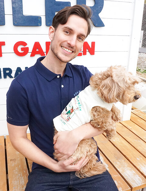 キャンプスラブ天竺ポロ犬服ブランドのドッグデプト/DOG DEPT