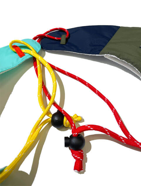 配色クールネック ブランドのドッグデプト/DOG DEPT