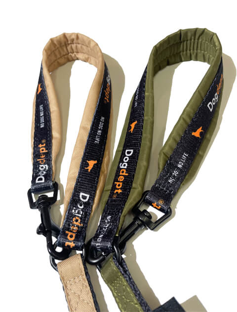 【サルスケ　８ 】DOG DEPT Lサイズ2枚セット DOG GOODS】カモフラソフトハーネス＆リードセット