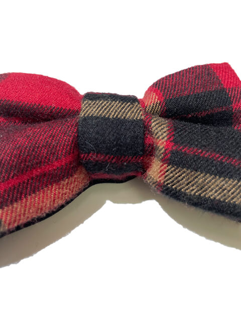 DOG GOODS】タータン蝶ネクタイ
