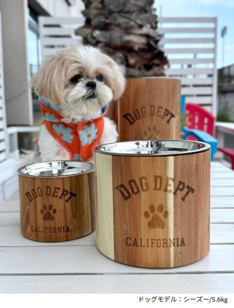 WOODフードボウル ブランドのドッグデプト/DOG DEPT