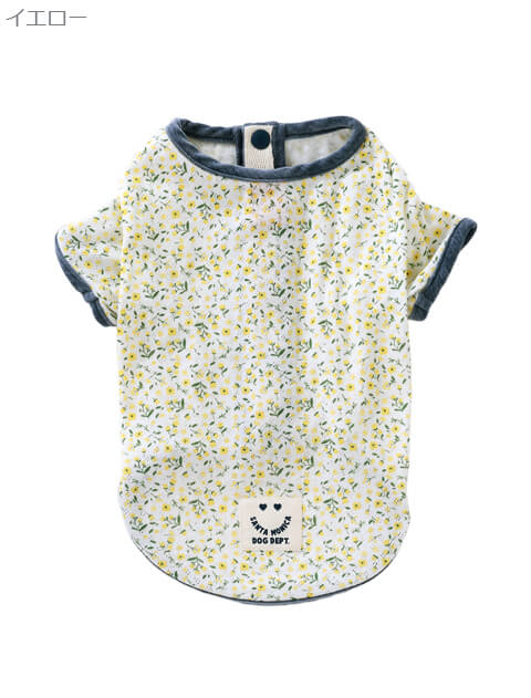 フラワーカーデ  犬服ブランドのドッグデプト/DOG DEPT