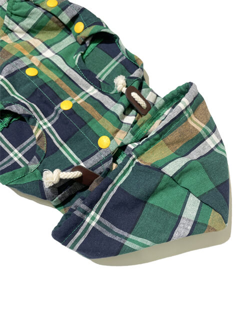 チェックフーディー＆ワンピ犬服ブランドのドッグデプト/DOG DEPT