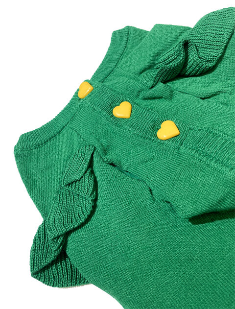 麻混シアーカーデ  犬服ブランドのドッグデプト/DOG DEPT