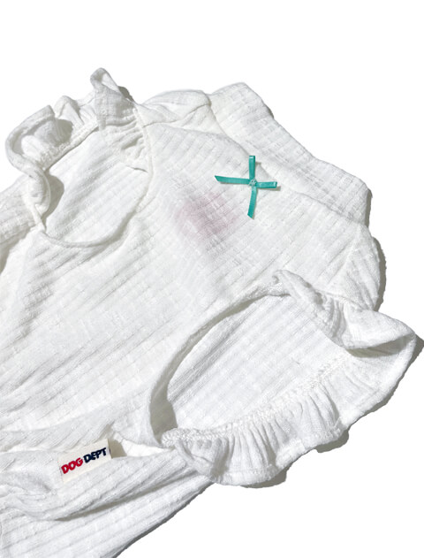 フリルリブカット 犬服ブランドのドッグデプト/DOG DEPT