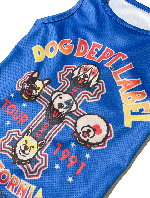 [濡らして着る]ロックメッシュ犬服ブランドのドッグデプト/DOG DEPT