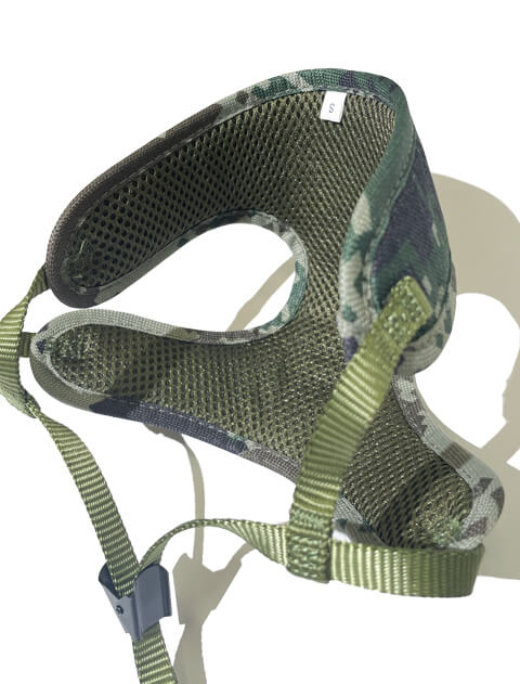 カモフラソフトハーネス＆リードセット ブランドのドッグデプト/DOG DEPT