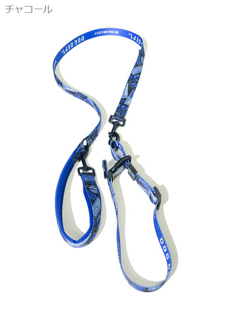 ヴィンテージロゴカラー＆リードセット ブランドのドッグデプト/DOG DEPT