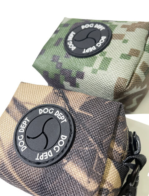 カモフラエチケット袋ポーチ ブランドのドッグデプト/DOG DEPT