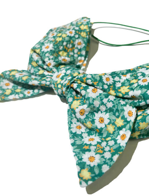 花柄ドッグヘアバンド ブランドのドッグデプト/DOG DEPT