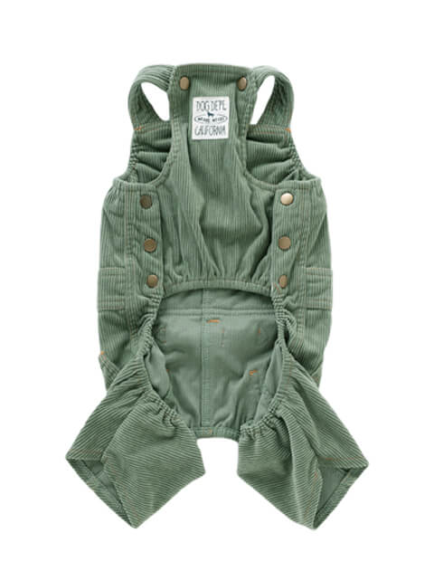 コーデュロイサロペット 犬服ブランドのドッグデプト/DOG DEPT