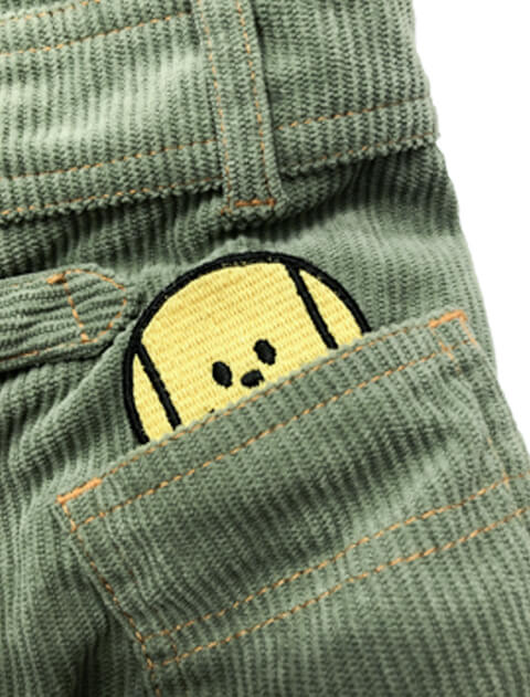 コーデュロイサロペット 犬服ブランドのドッグデプト/DOG DEPT