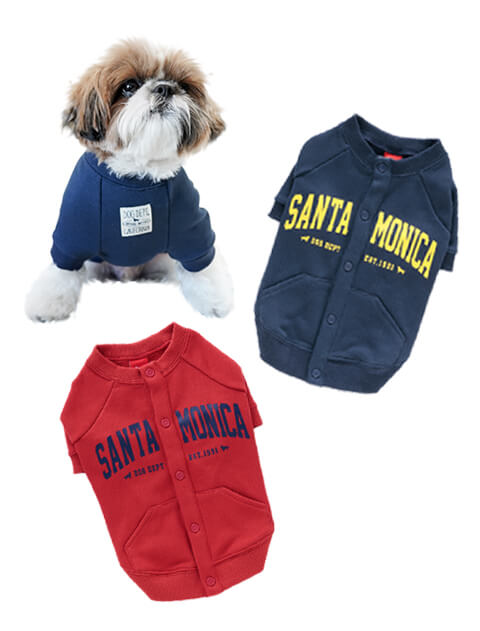 《期間限定アウトレット》【DOG WEAR】ロゴボタンスウェット