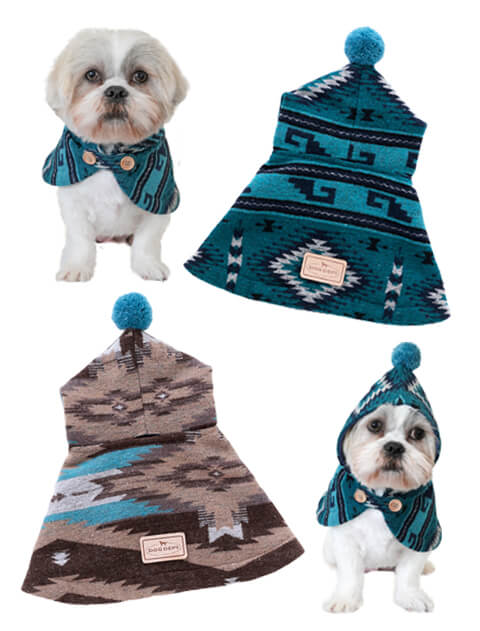 《期間限定アウトレット》【DOG WEAR】ネイティブポンチョ