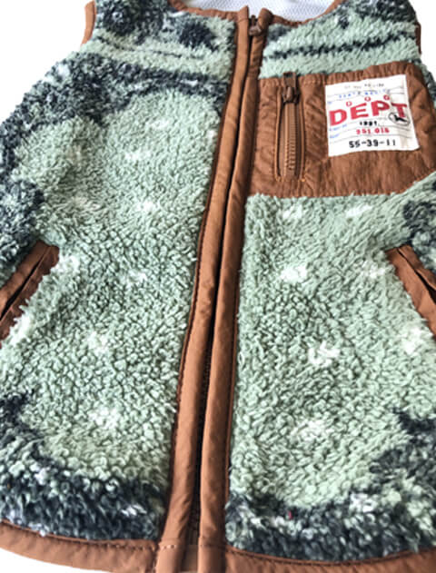 バンダナボアフリースベスト  犬服ブランドのドッグデプト/DOG DEPT