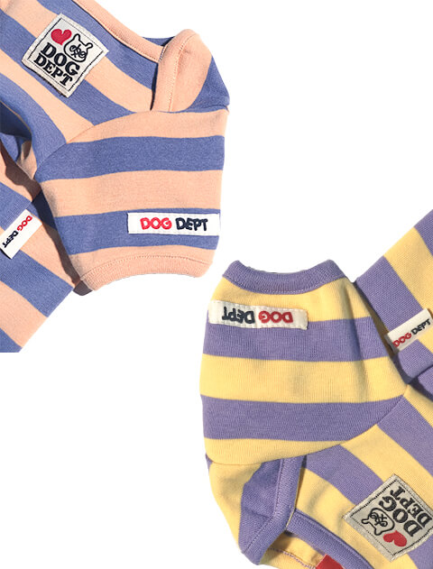 ボーダーTシャツ 犬服ブランドのドッグデプト/DOG DEPT