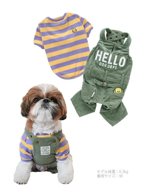 ボーダーTシャツ 犬服ブランドのドッグデプト/DOG DEPT