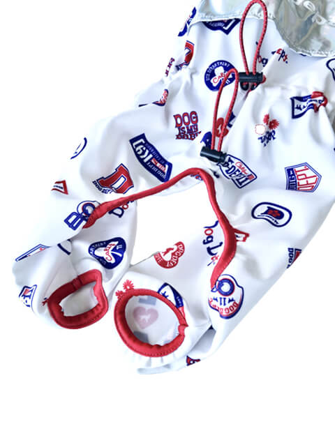 ヴィンテージロゴ　レインコート犬服ブランドのドッグデプト/DOG DEPT