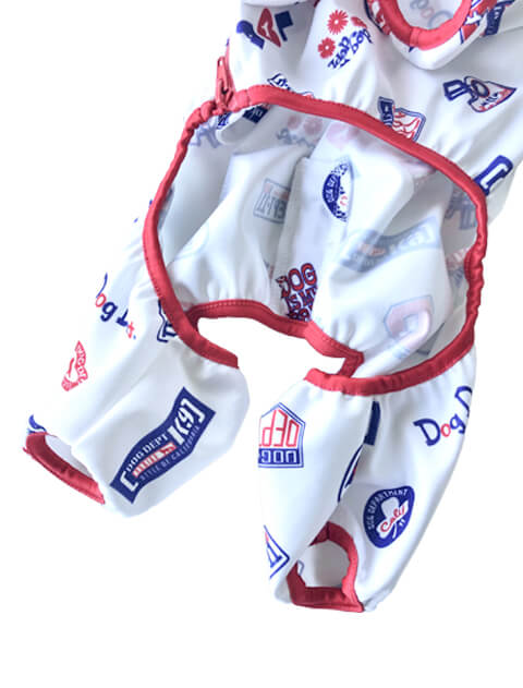 ヴィンテージロゴ　レインコート犬服ブランドのドッグデプト/DOG DEPT