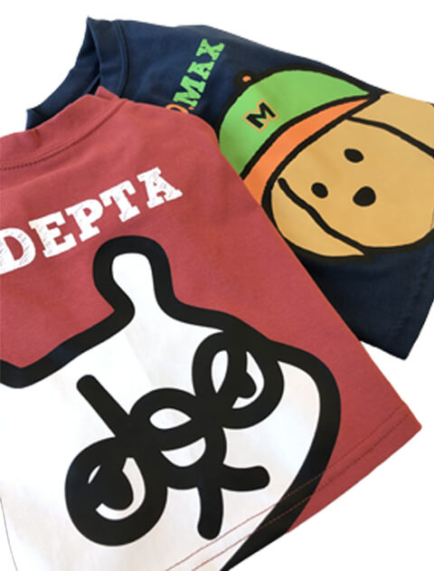 デプタとマックス　Tシャツ 犬服ブランドのドッグデプト/DOG DEPT