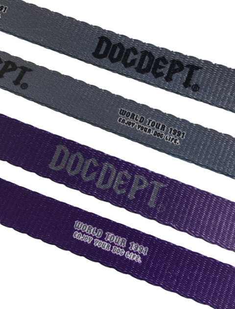 DOG DEPT ジャージ　サイズDS DOG GOODS】ジャガードロゴ ソフトハーネス&リード