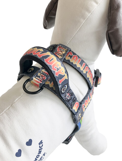 ロックロゴリード＆ショルダーハーネス ブランドのドッグデプト/DOG DEPT