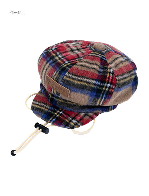 チェックキャスケット ブランドのドッグデプト/DOG DEPT