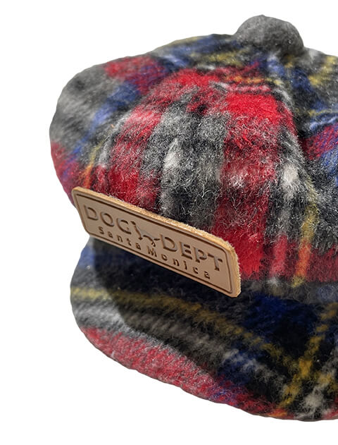 チェックキャスケット ブランドのドッグデプト/DOG DEPT