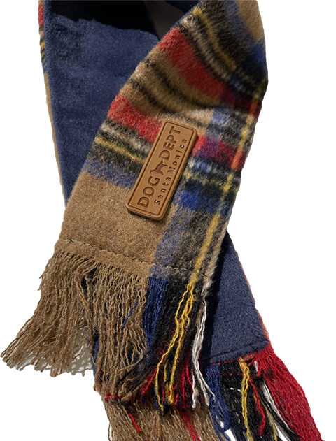 チェックマフラー ブランドのドッグデプト/DOG DEPT