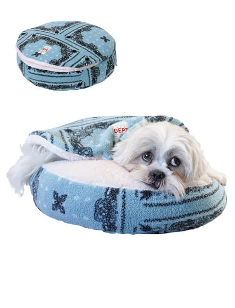 バンダナボアぬくぬくベッドカバー ブランドのドッグデプト/DOG DEPT