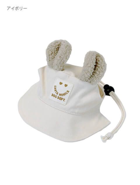 くま耳ハット ブランドのドッグデプト/DOG DEPT