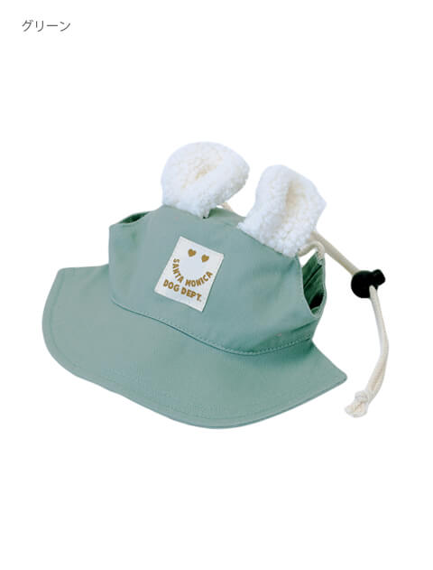 くま耳ハット ブランドのドッグデプト/DOG DEPT