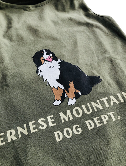 バーニーズノースリーブ犬服ブランドのドッグデプト/DOG DEPT