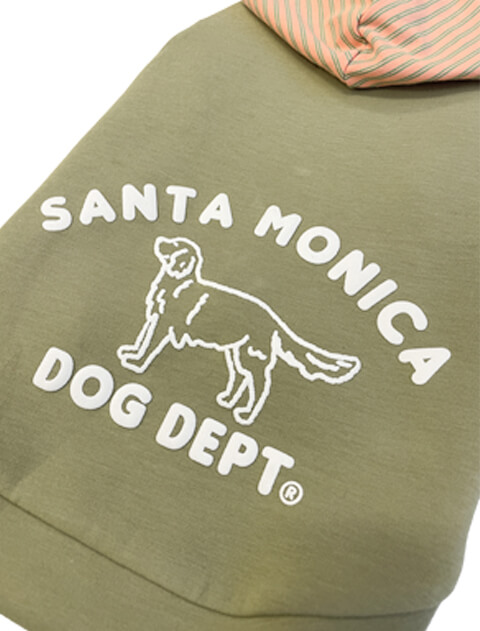 超軽量ダンボールニットレイヤーパーカー犬服ブランドのドッグデプト/DOG DEPT