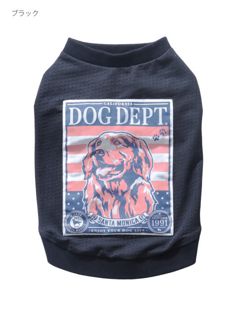 クラシックポスター メッシュT 犬服ブランドのドッグデプト/DOG DEPT