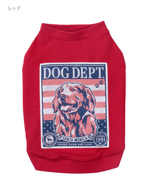 クラシックポスター メッシュT 犬服ブランドのドッグデプト/DOG DEPT