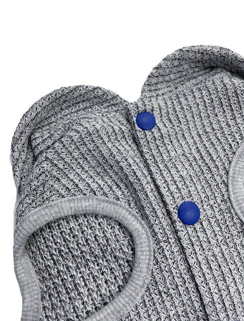 透かしワッフルノースリーブセーラー犬服ブランドのドッグデプト/DOG DEPT