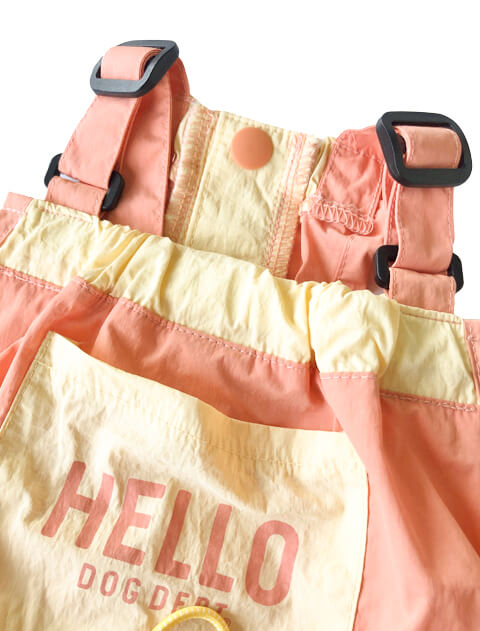 撥水オーバーオール犬服ブランドのドッグデプト/DOG DEPT