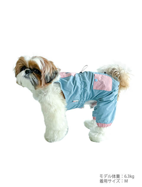 撥水オーバーオール犬服ブランドのドッグデプト/DOG DEPT