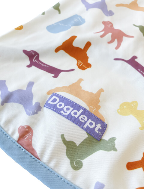 シルエットドッグラッシュノースリーブ犬服ブランドのドッグデプト/DOG DEPT