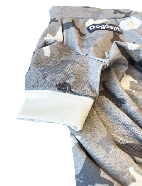 シルエットドッグラッシュロンパース犬服ブランドのドッグデプト/DOG DEPT