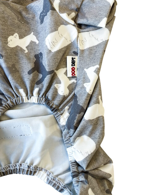 シルエットドッグラッシュロンパース犬服ブランドのドッグデプト/DOG DEPT